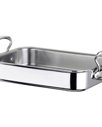 Cook Style Ovnfast Fad I Stål  35 X 25 Cm