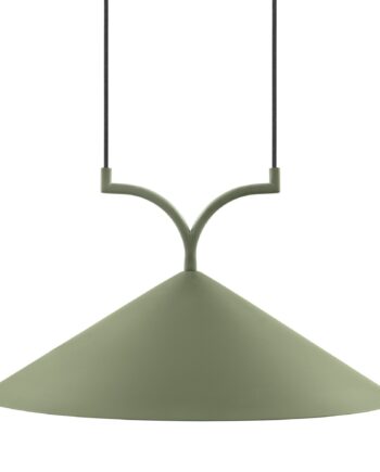 Klassisk Grøn Curve Pendel Loftlampe 50 Cm