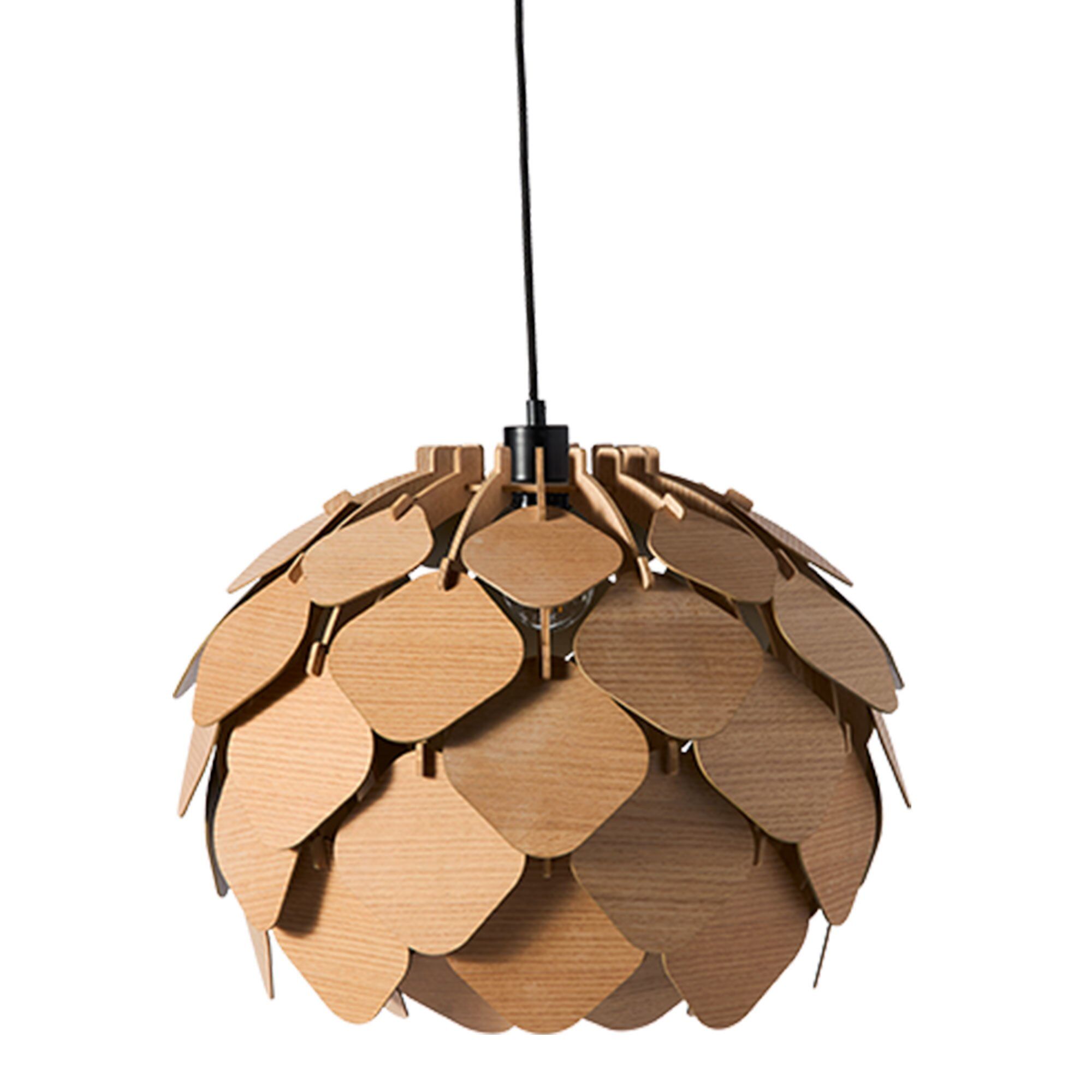 Cyna Loftslampe i Eg - Elegant Belysning til Dit Hjem