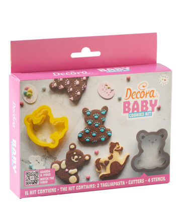 Decora Søhest Bamse Udstikkersæt med Skabeloner - 6 Dele