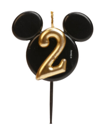 Dekora Mickey Mouse Fødselsdagslys Nr. 2 - Fantastisk tilbud!