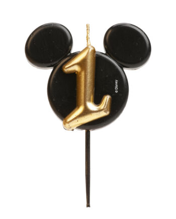 Dekora Mickey Mouse Fødselsdagslys Nr. 1 - Festligt lys!