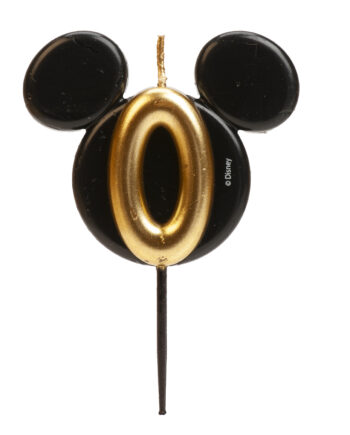 Dekora Mickey Mouse Fødselsdagslys Nr. 0 - Fantastisk tilbud!