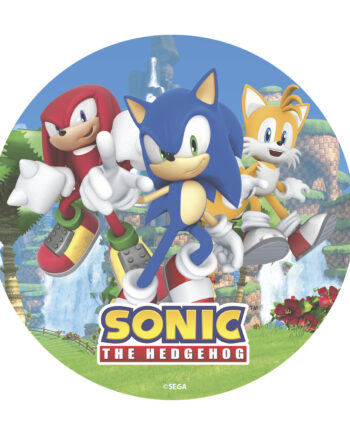 Dekora Sonic The Hedgehog Kageprint Ø20cm - Supertilbud!