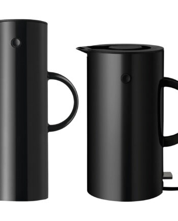 Em77 Termokande og Elkedel i Sort fra Stelton