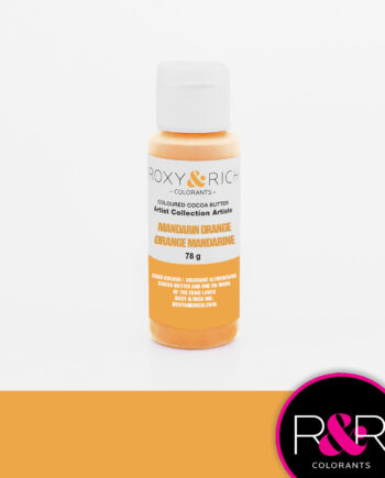 Farvet Kakaosmør   Mandarin Orange 56 G   Roxy   Rich Artist Collection
