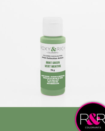 Farvet Kakaosmør   Mint Green 78 G   Roxy   Rich Artist Collection
