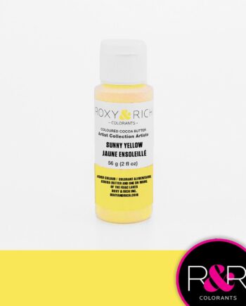 Farvet Kakaosmør   Sunny Yellow 56 G   Roxy   Rich Artist Collection
