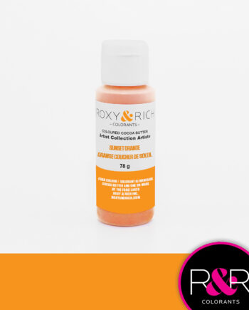 Farvet Kakaosmør   Sunset Orange 78 G   Roxy   Rich Artist Collection