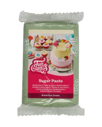Fondant Botanisk Grøn 250 G - Perfekt til Kager og Sager