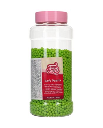 Funcakes Grønne Sukkerperler 500g - Perfekt til Kager!
