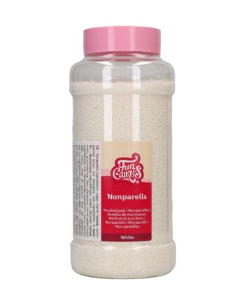 Hvid Sukkerkrymmel Nonpareils 800g - Perfekt til Desserter!