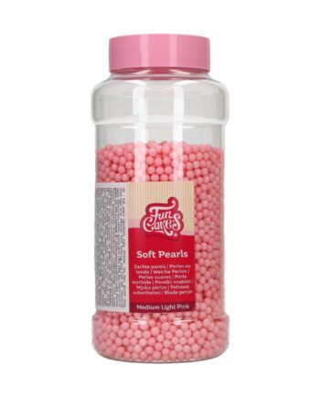Funcakes Lyserøde Sukkerperler - 500g til Festkager