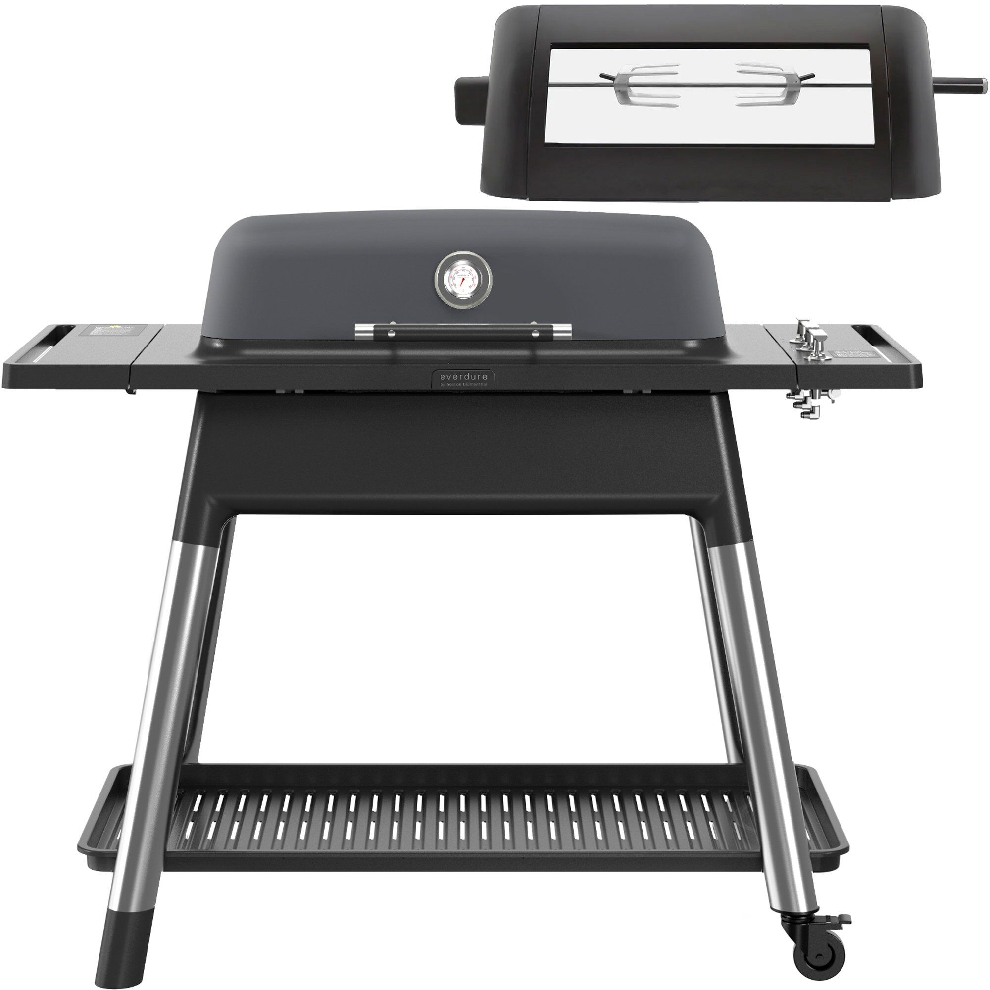 Furnace Gasgrill med Rottiseri - Mat Grafitgrå Tilbud!