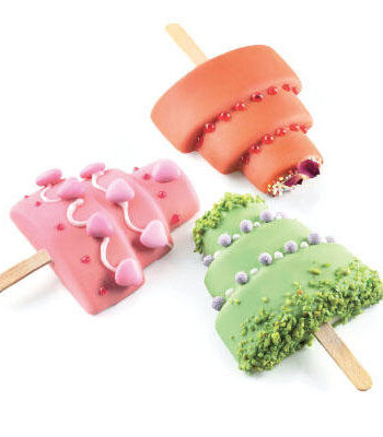 Gel09 Bryllup Isforme 2 Sæt 4 Stk fra Silikomart