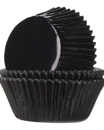 House Of Marie   Black Folie Muffinsforme  24 Stk