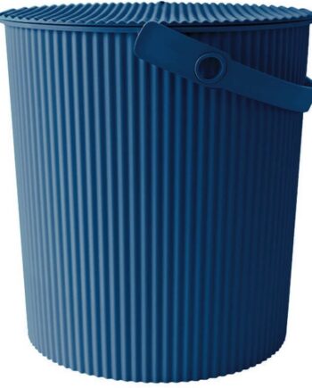 Japansk Omnioutil Spand Med Låg 20 Liter Navy Blå
