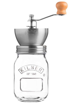 Kilner Kaffekværn med 0,5 L Glasbeholder - Perfekt Opbevaring