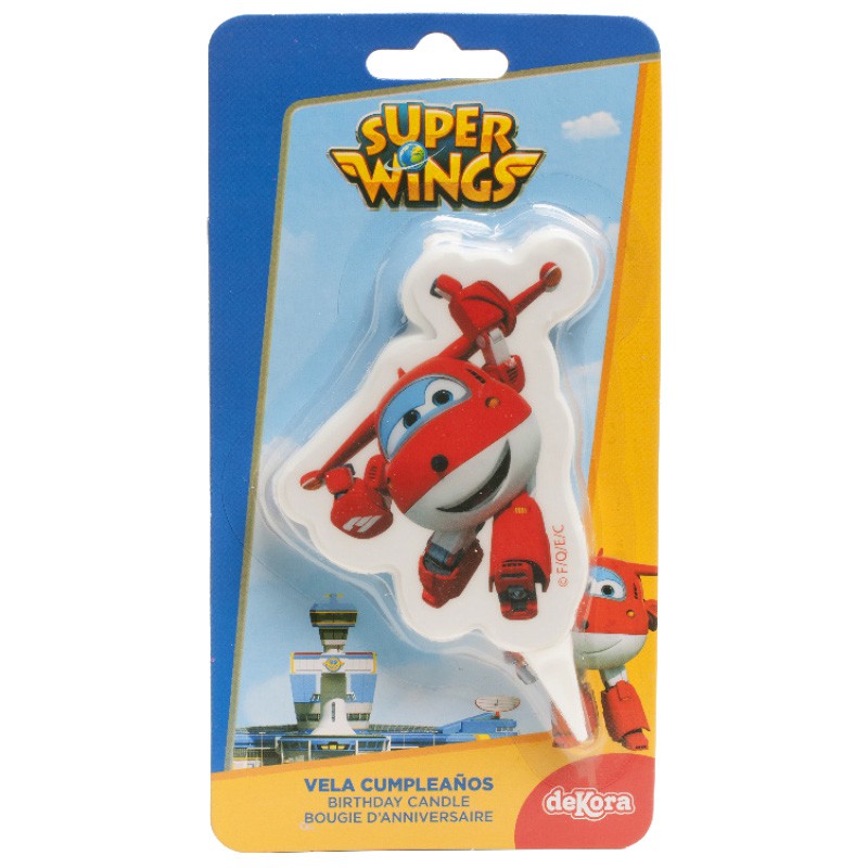 Kagelys Super Wings Jett 7,5 cm - Fantastisk tilbud!