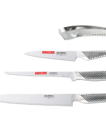 Knivsæt med 3 knive og pincet - perfekt til madlavning!