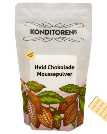 Konditorens Hvid Chokolade Moussepulver 100g - Uden Tilsætningsstoffer