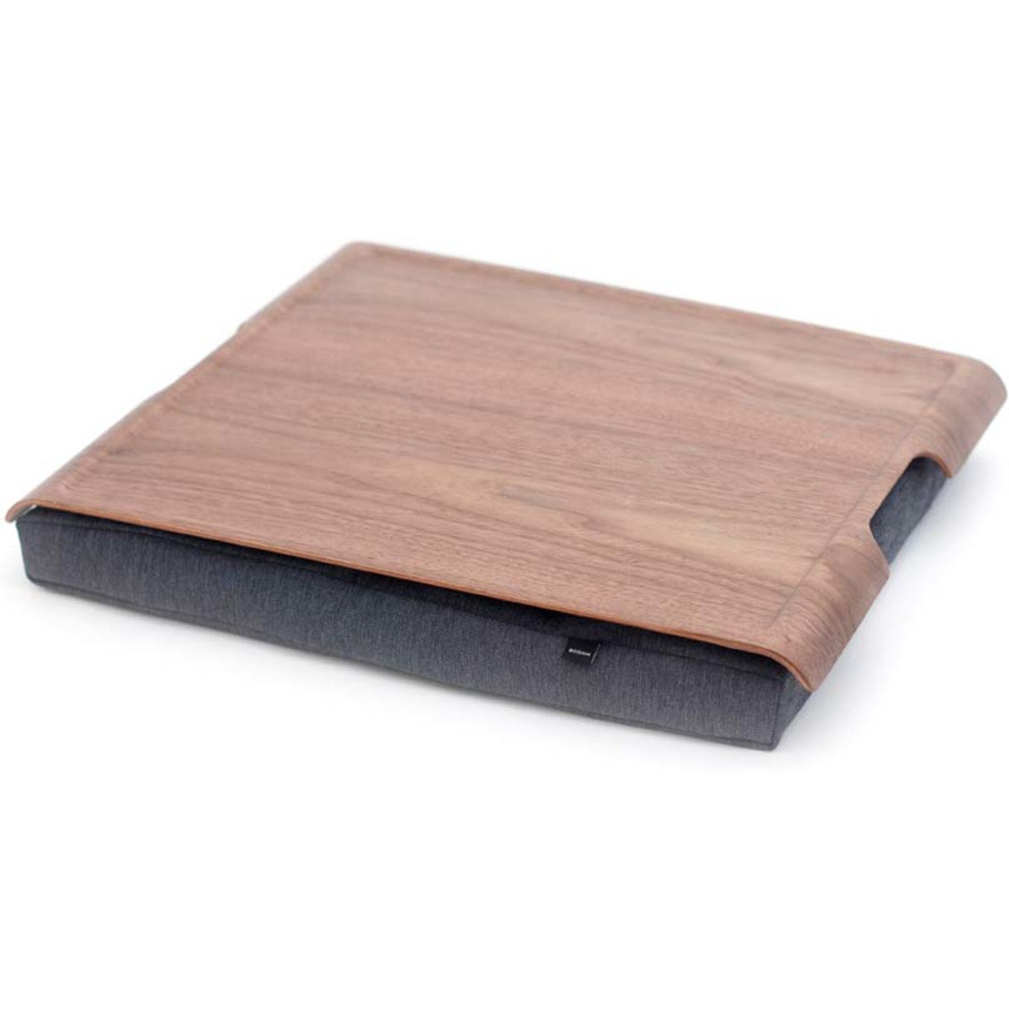 Laptray Anti Slip Bakke Valnød Grå