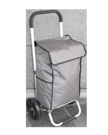 Luksus Indkøbs Trolley i Aluminium - Shop med Stil!