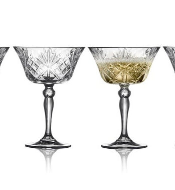 Lyngby Melodia Champagneskål 4 Stk