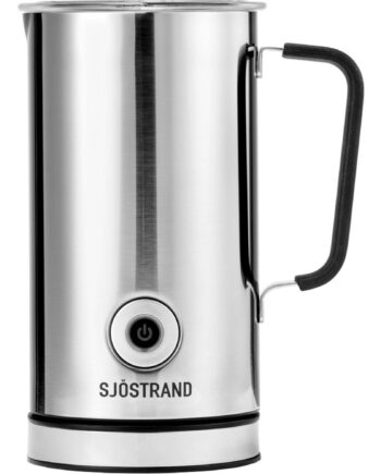 Elegant mælkeskummer i rustfrit stål fra Sjöstrand