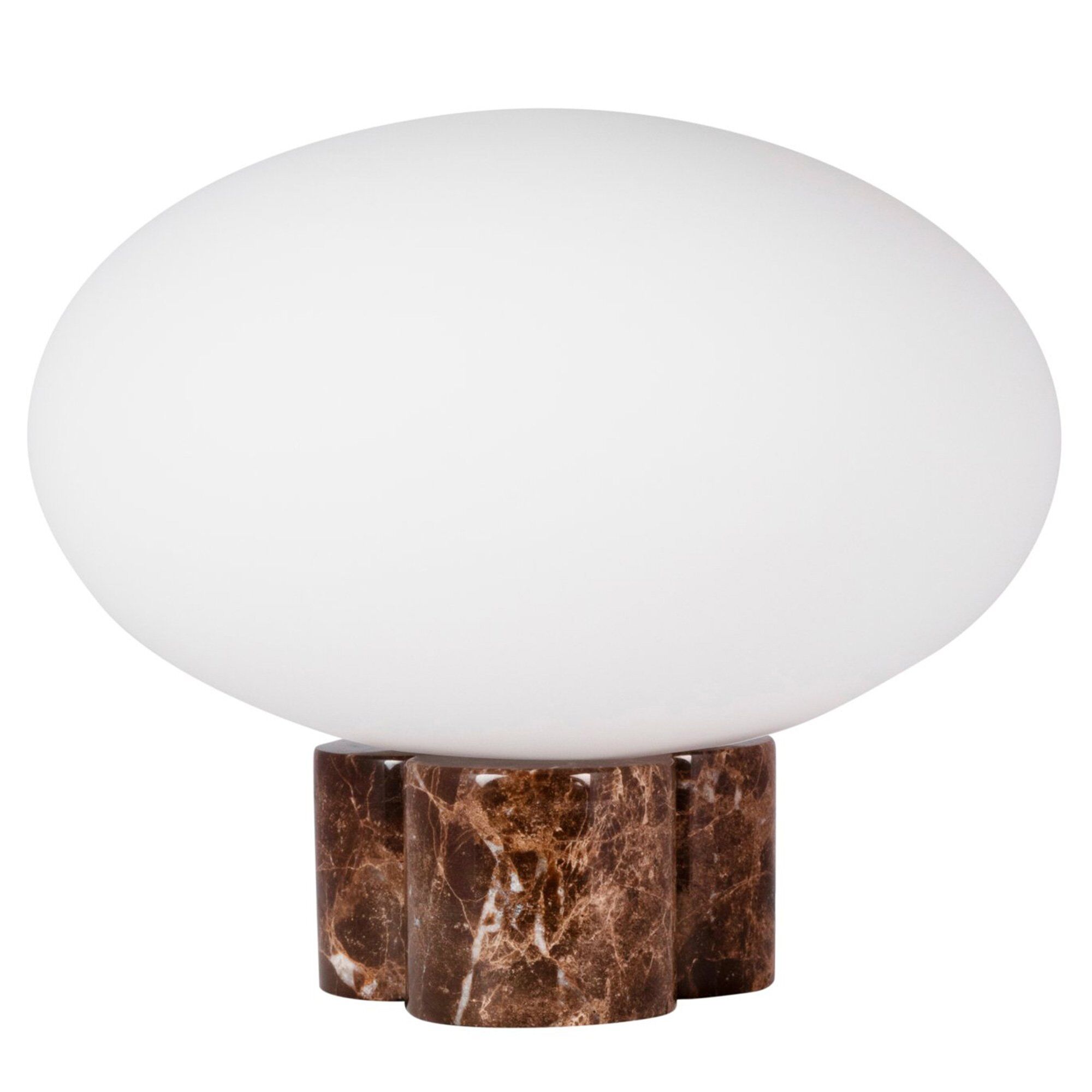 Mammut Bordlampe  28 Cm  Brun
