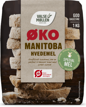 Økologisk Manitoba Hvedemel 1 Kg fra Valsemøllen