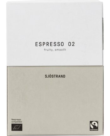 N° 1 Espressokapsler 100 Stk - Økologisk Kaffe fra Sjöstrand