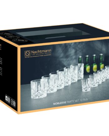 Noblesse Tumbler og Shotglas Sæt - 12 Stk Luksusglas
