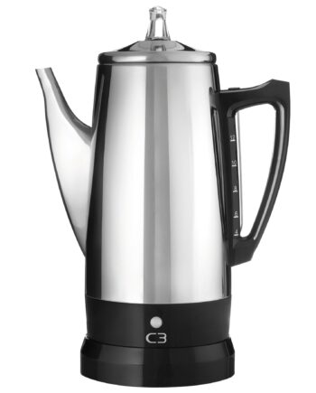 Original Perkolator 12 Kopper i Rustfrit Stål - Udsalg!