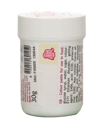 Hvid Pastafarve 30g - Stort udvalg til bagning!