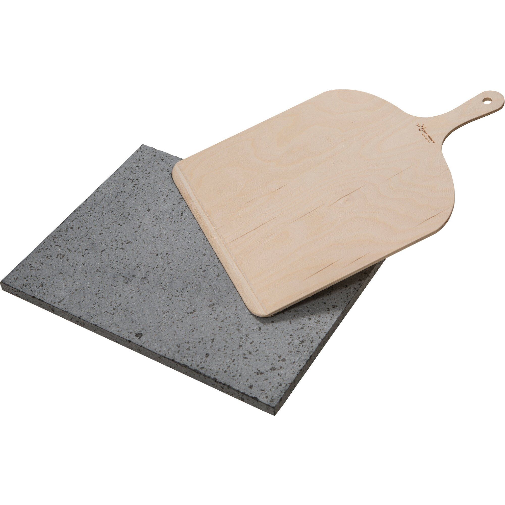Pizzasæt Med Lavasten Og Bagespade