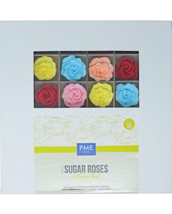 Pme Sukkerroser 36 Stk - Assorterede Farver på Udsalg