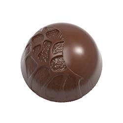 Professionel Chokoladeform I Polycarbonat   Half Sphere Giraffe  Nick Kunst Cw12158