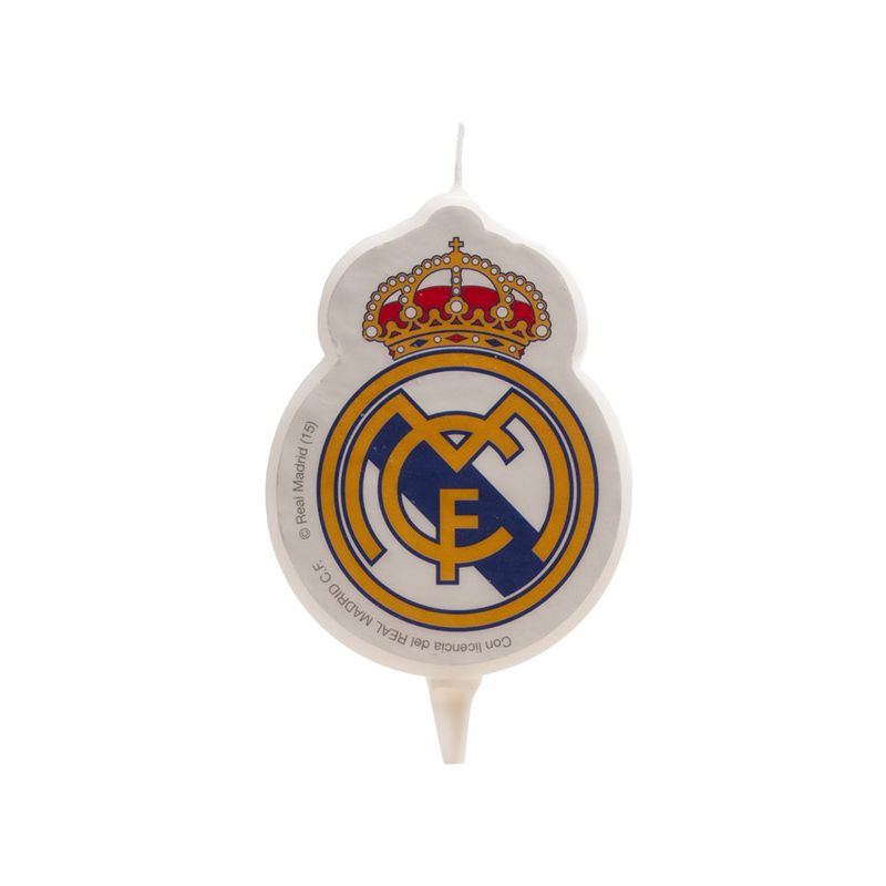 Real Madrid Fodbold Kagelys 7,5 cm - Perfekt til fest!