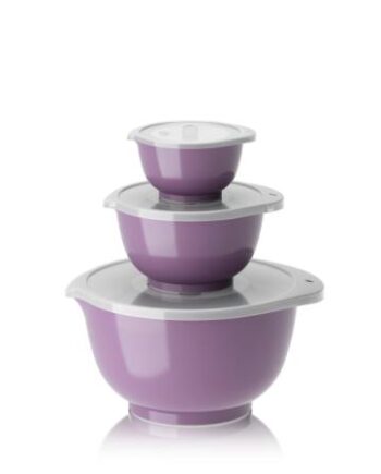 Rosti Margrethe Røreskålesæt 3 Skåle i Lavendel