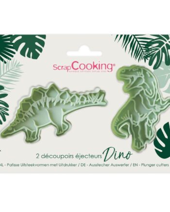 Dino Udstikkersæt fra Scrapcooking - 2 Dele til Børnefødselsdag