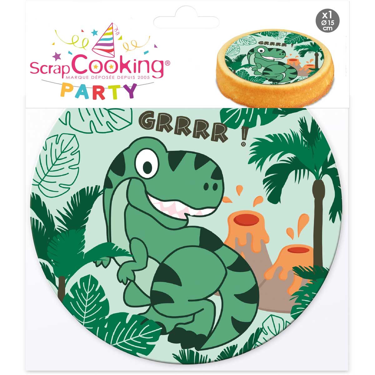 Scrapcooking   Dinosaur Kage Print  ø14cm