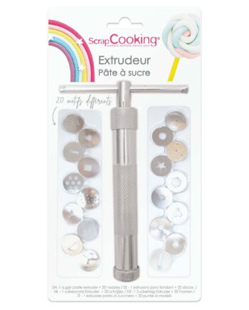 Scrapcooking Fondant Extruder til Sukkerpasta – Tilbud!