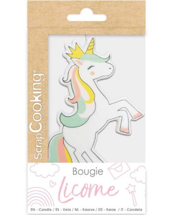 XXL Enhjørning Kagelys fra Scrapcooking - Perfekt til Kager!