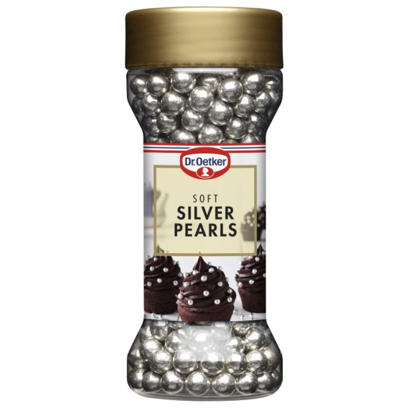 Soft Silver Pearls 45 G   Dr  Oetker