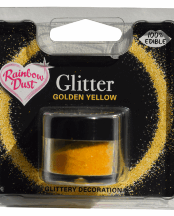 Spiseligt Glimmer Golden Yellow   Rainbow Dust 5 G