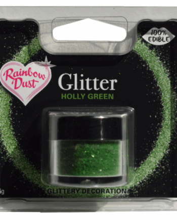 Spiseligt Glimmer Holly Green - Rainbow Dust 5 g