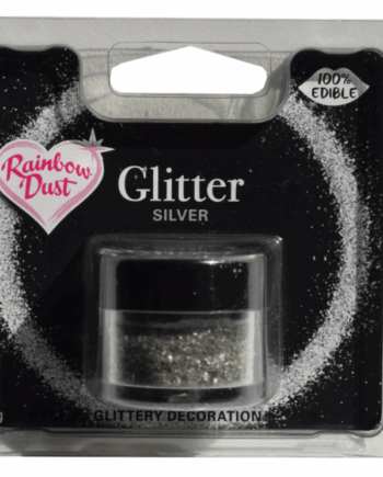 Spiseligt Glimmer i Sølv - Rainbow Dust 5 G