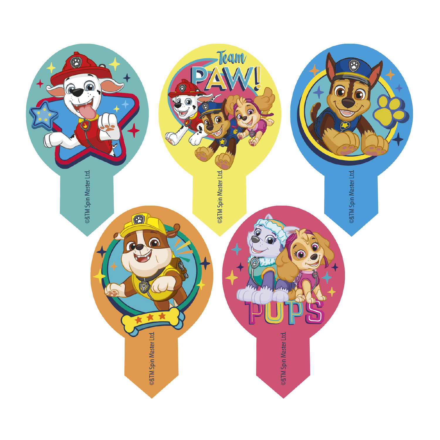 Spiseligt Mini Vaffelpapir Paw Patrol Sukkerfri 20 Stk
