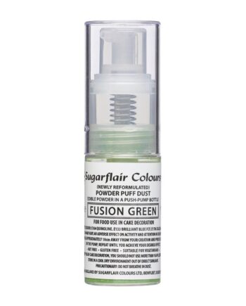 Sprayfarve Fusion Grøn 10 g - Sugarflair Tilbud!